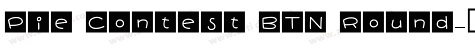 Pie Contest BTN Round字体转换